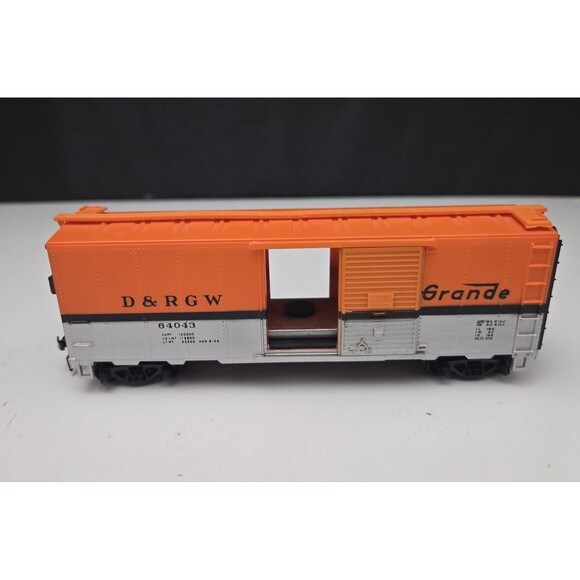 Vintage Denver & Rio Grande D&RGW Box Car 64043 HO Scale No Box - Picture 7 of 12